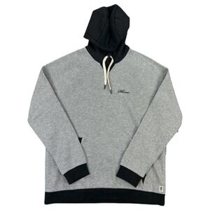 Rhone Mens Large Heritage‎ Midweight Hoodie Heather Gray / Black Heather NWT